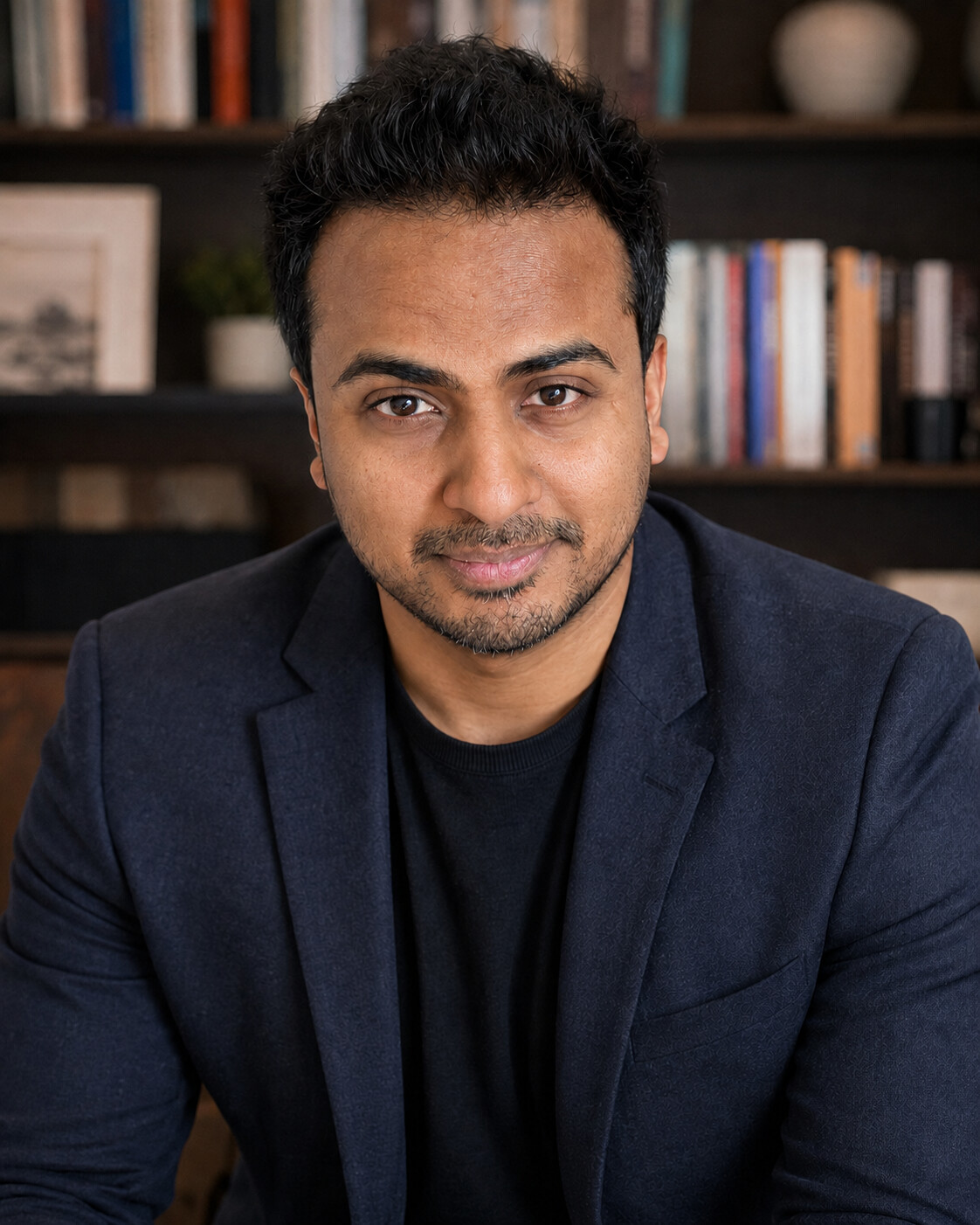 Portrait of author and director Puneeth JH
